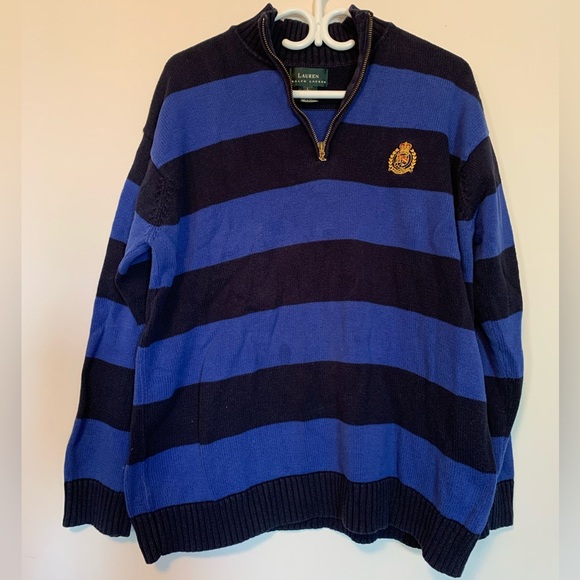 Ralph Lauren Striped Sweatshirt - Picture 1 of 3